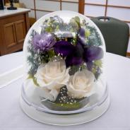 Offering Dome(ホワイト)【仏花・お供え・お悔やみの花】【送料無料】