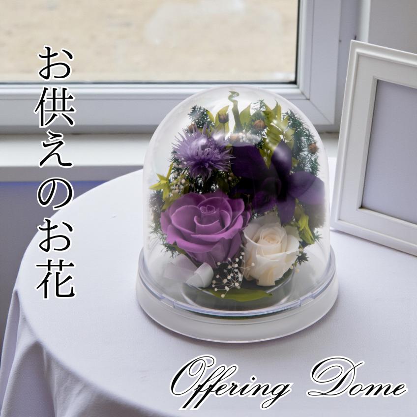 Offering Dome(ラベンダー)【仏花・お供え・お悔やみの花】【送料無料】