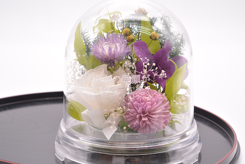 Offering Dome(ホワイト)【仏花・お供え・お悔やみの花】【送料無料】