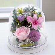Offering Dome(ピンク)【仏花・お供え・お悔やみの花】【送料無料】